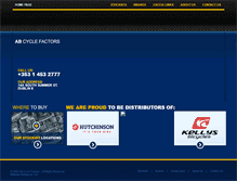 Tablet Screenshot of abcyclefactors.com